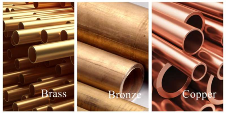 A Comprehensive Comparison Between Brass,Bronze and Copper
